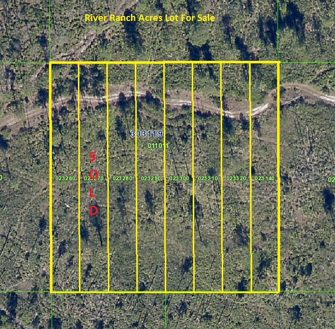 River Ranch Acres Lot for sale RRPOA access hunt camp atv